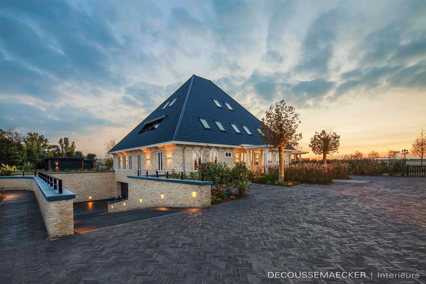 Stolpboerderij in Noord - Holland, Decoussemaecker Interieurs Decoussemaecker Interieurs 컨트리스타일 주택