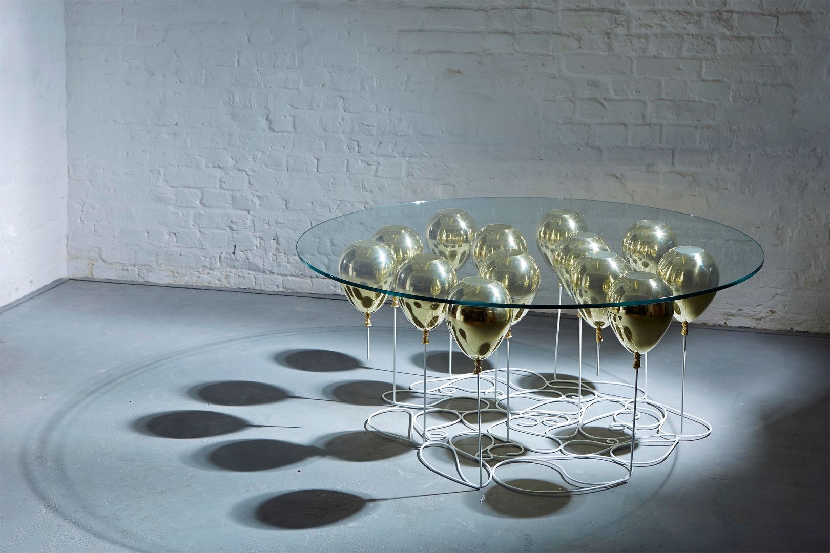 UP Balloon Coffee Table, Round Edition 2015 Duffy London Living room Side tables & trays