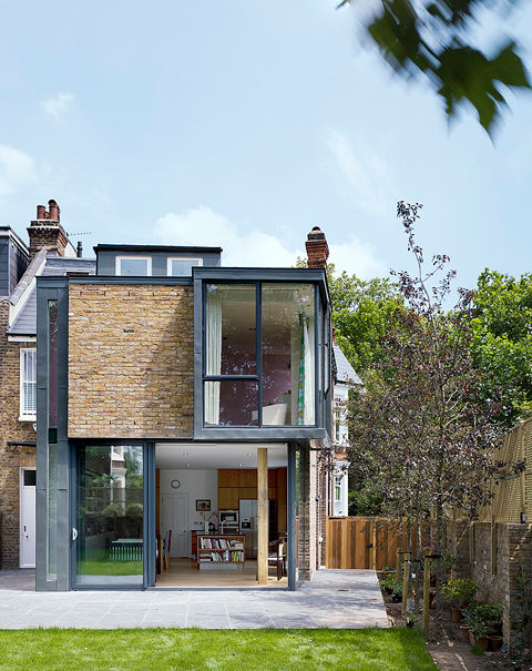 Milman Road - garden elevation Syte Architects บ้านระเบียง