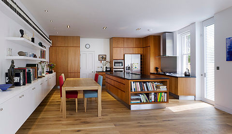 Milman Road - cherrywood kitchen Syte Architects Cocinas de estilo moderno
