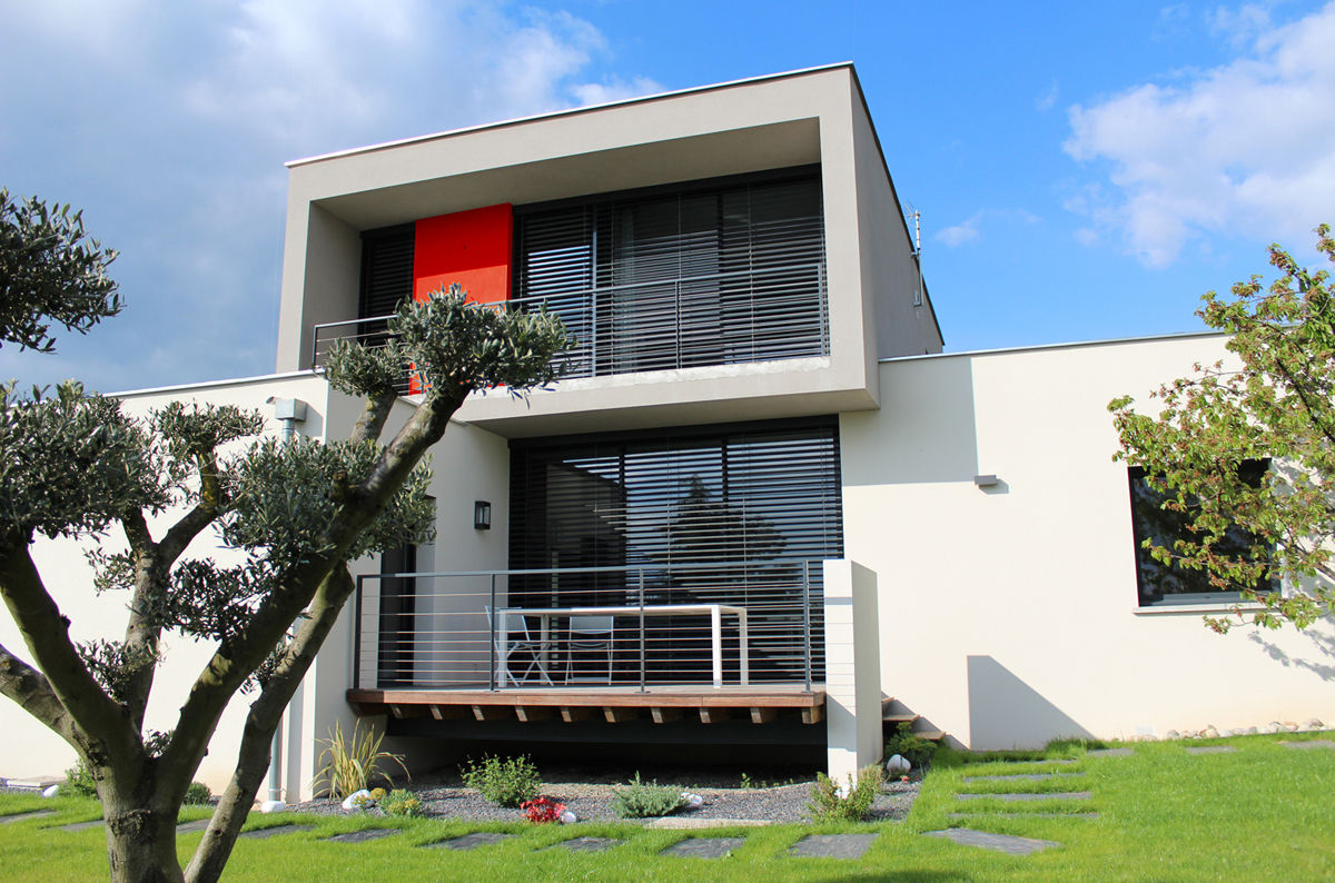 Maison individuelle - Région toulousaine, Atelier d'architecture Pilon & Georges Atelier d'architecture Pilon & Georges Casas modernas