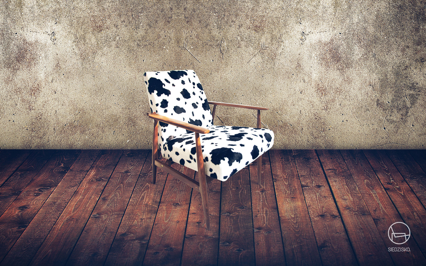 Aniamalista armchair from 60s homify Salones rurales Sofás y sillones