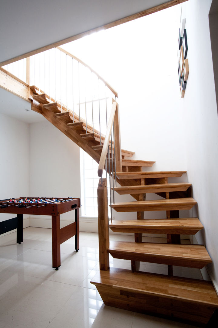Timber Staircase New Malden, Complete Stair Systems Ltd Complete Stair Systems Ltd 樓梯 階梯