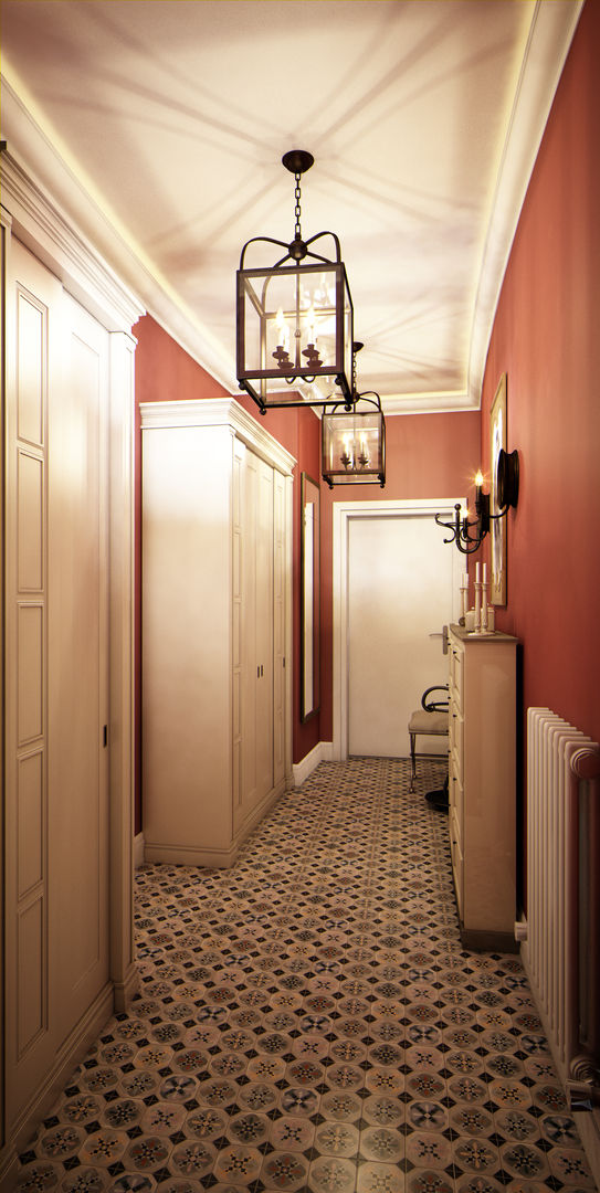 Радость жизни, Marina Sarkisyan Marina Sarkisyan Eclectic style corridor, hallway & stairs