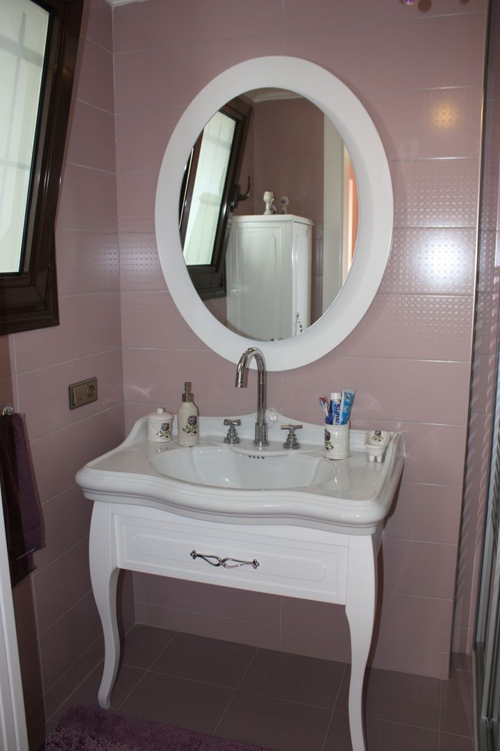 VİLLA, AYAYAPITASARIM AYAYAPITASARIM Ванная комната в рустикальном стиле Раковины