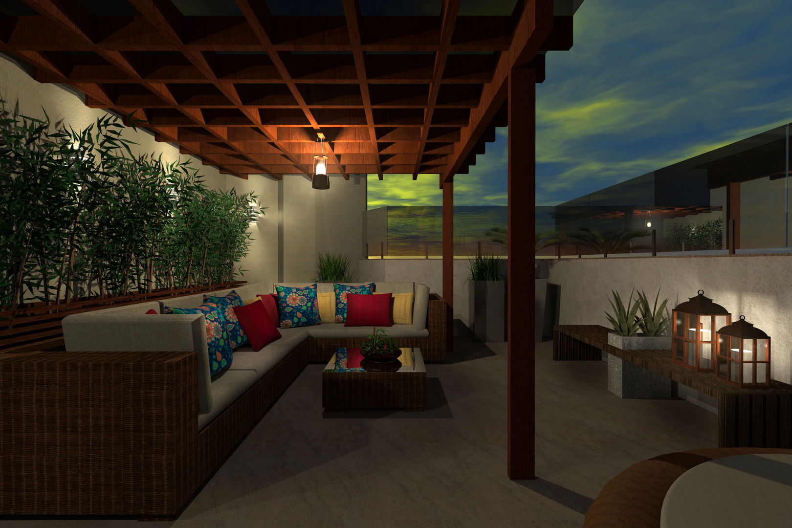 homify Tropischer Balkon, Veranda & Terrasse