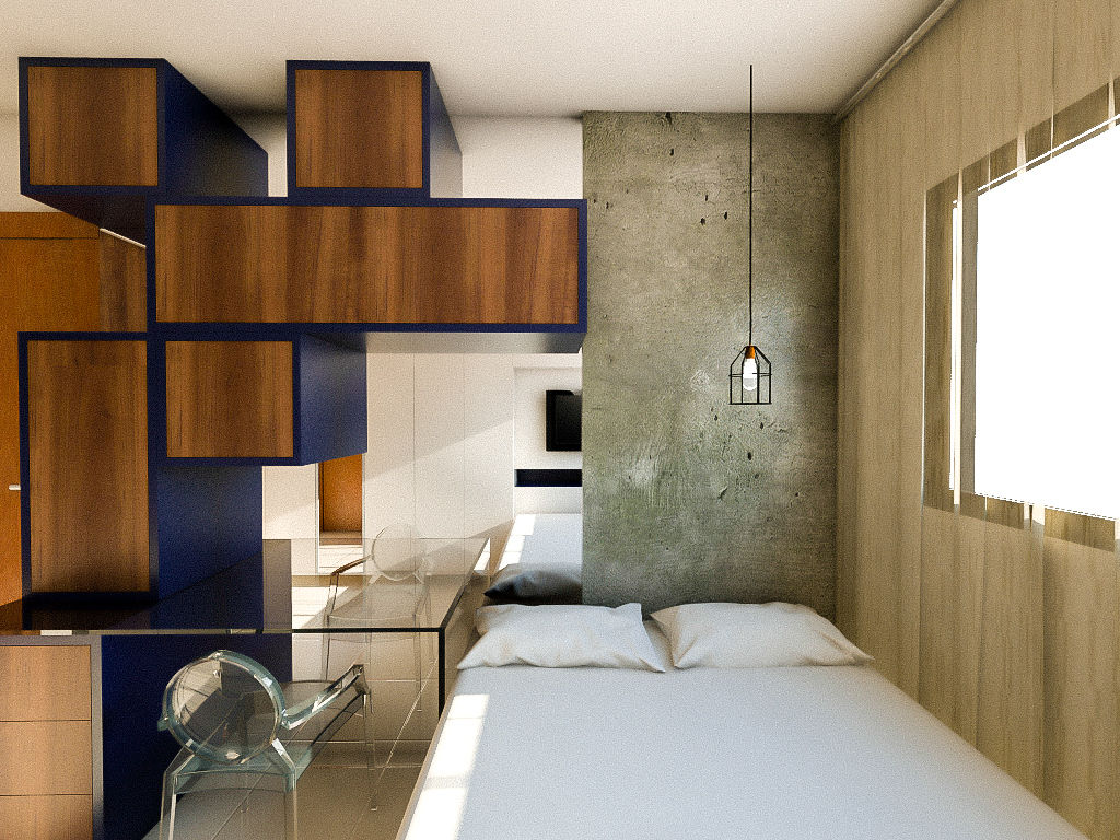 homify Modern style bedroom