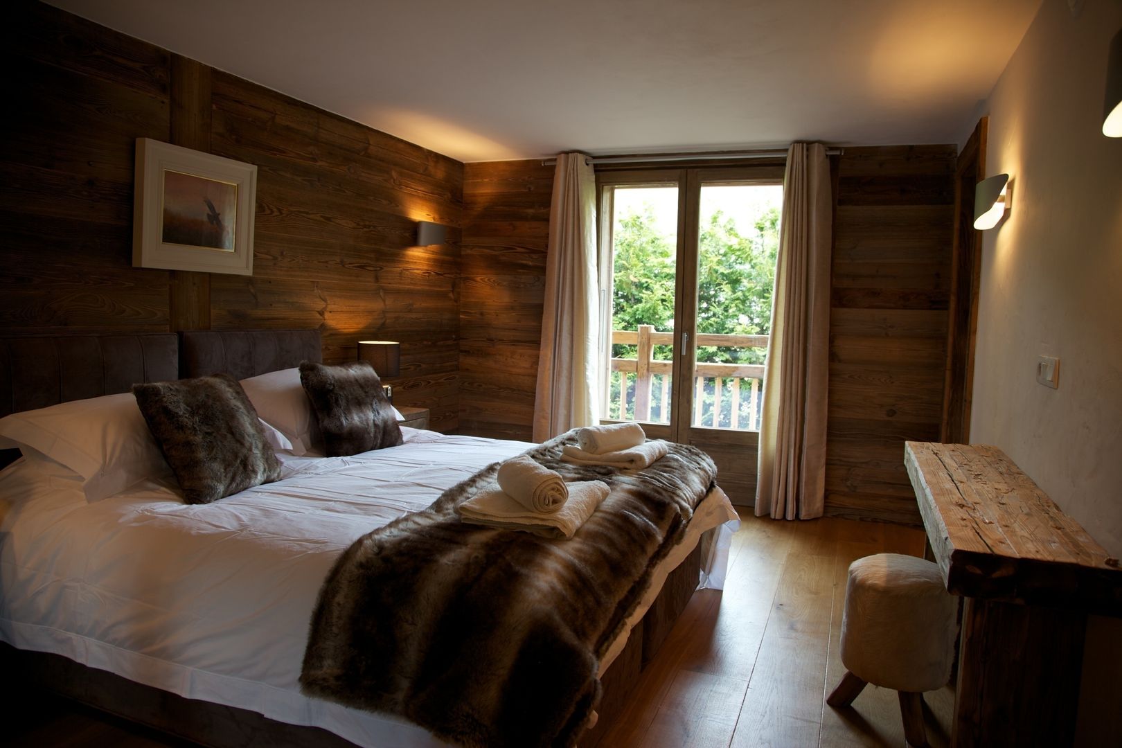 Chalet Chardon - chambre 2 shep&kyles design Chambre rurale