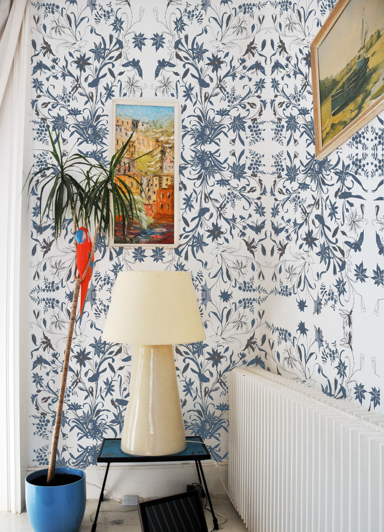 Tropical batick style wallpaper Tactile Wonderland Tường & sàn phong cách nhiệt đới Wallpaper