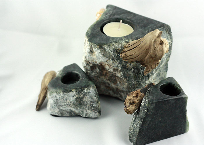 Decoration and utilities handmade of soapstone // Gebrauchskunst aus Speckstein, Treibholz u.a. Naturmaterialien, StoneSoftArt StoneSoftArt 에클레틱 다이닝 룸