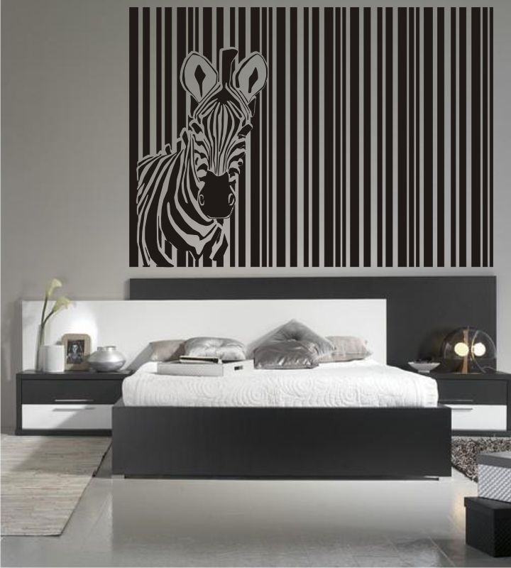 Cabeceros de Cama en Vinilo Decorativos, Visualvinilo Visualvinilo غرفة نوم أسرة نوم