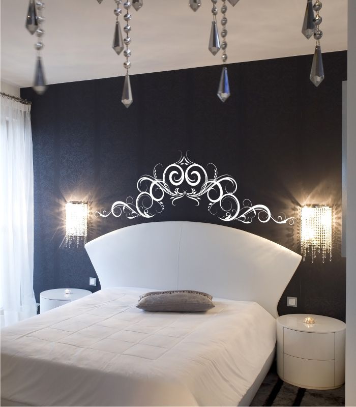 Cabeceros de Cama en Vinilo Decorativos, Visualvinilo Visualvinilo Classic style bedroom Beds & headboards