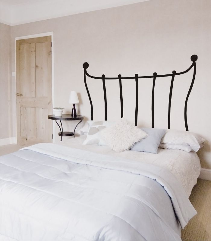 Cabeceros de Cama en Vinilo Decorativos, Visualvinilo Visualvinilo Rustic style bedroom Beds & headboards