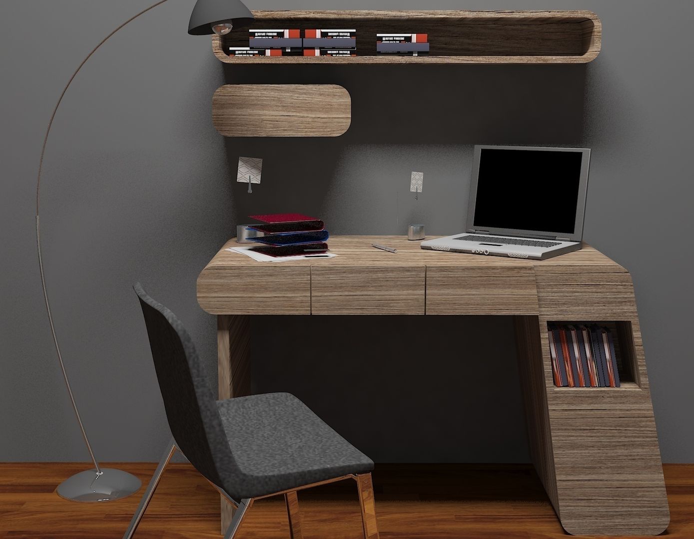 MOBİLYA TASARIMI, İki İç Mimar İki İç Mimar Ruang Studi/Kantor Modern Desks