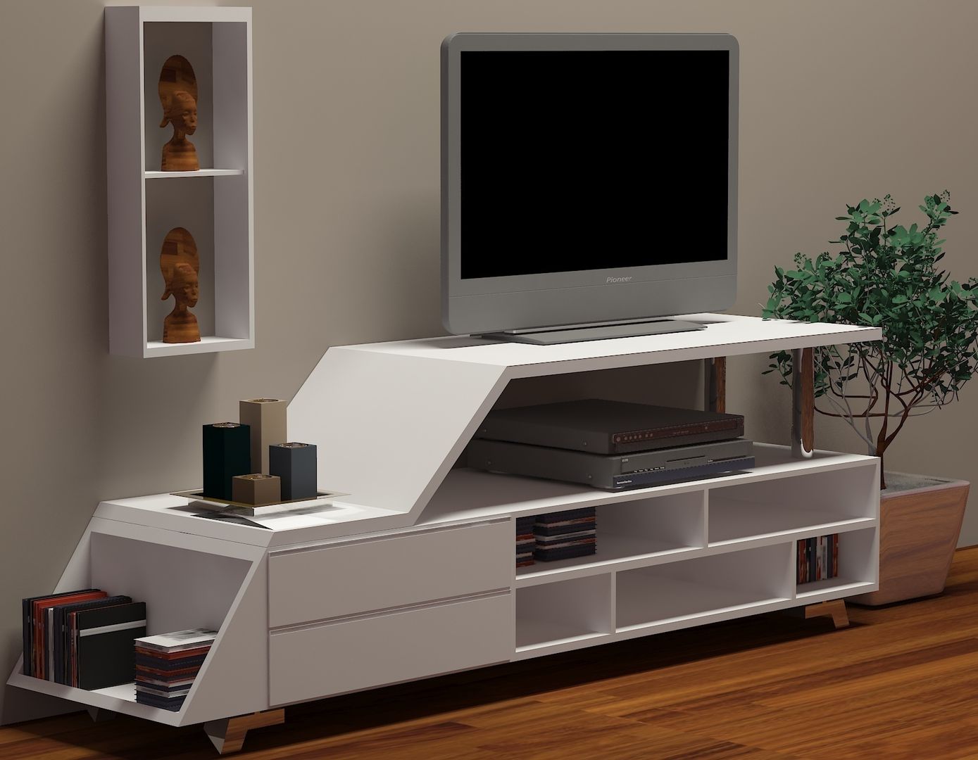 MOBİLYA TASARIMI, İki İç Mimar İki İç Mimar غرفة المعيشة TV stands & cabinets