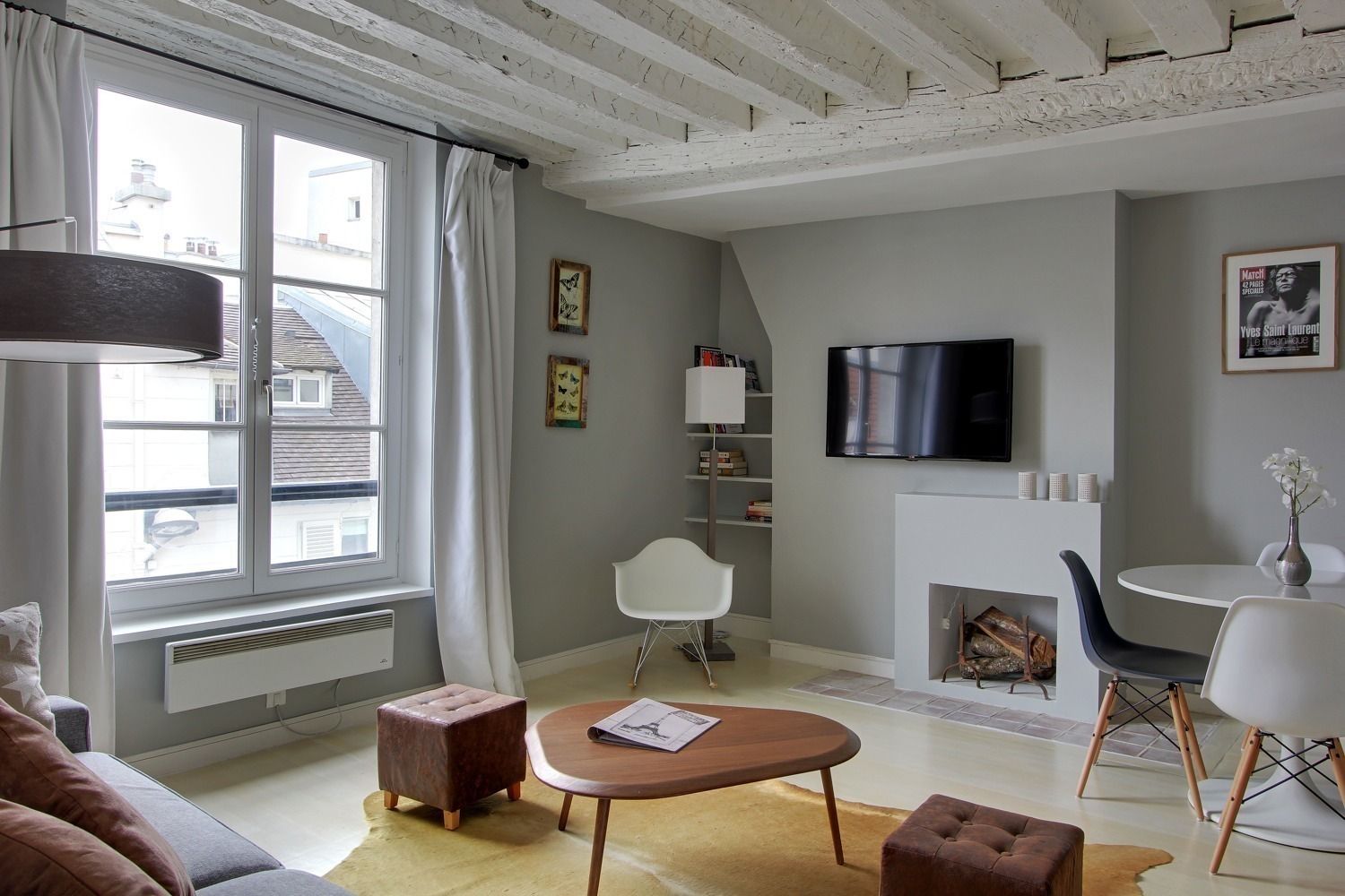 Restructuration d'un appartement à Paris 3ème, Gali Sulukjian Architecte Gali Sulukjian Architecte ห้องนั่งเล่น