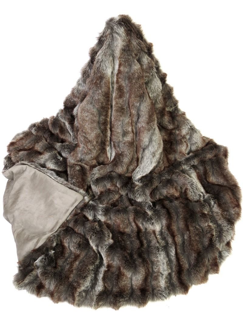 Luxury Musquash Faux Fur Throw Luku Home غرفة نوم ديكورات واكسسوارات