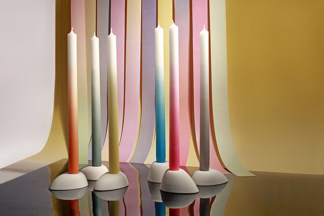 Gradient Candles, mo man tai mo man tai 모던스타일 다이닝 룸 액세서리 & 장식