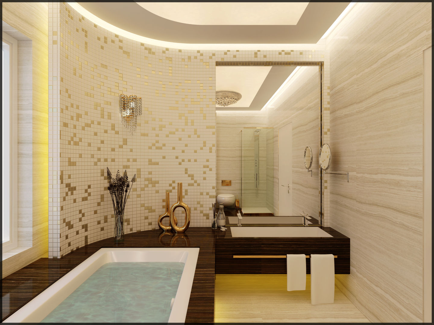 homify Modern bathroom