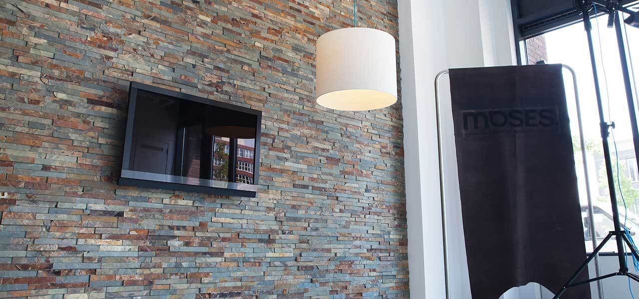 Wand in welkomsthal, Xcel Stones Xcel Stones Commercial spaces Văn phòng & cửa hàng