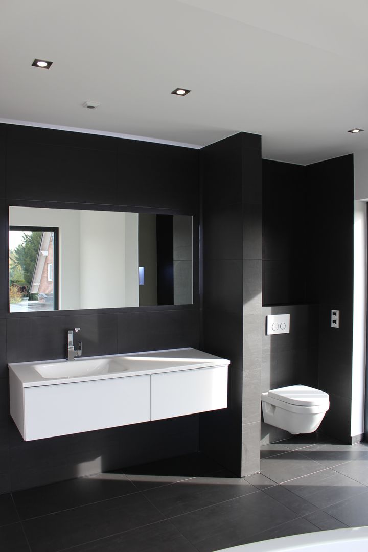 Haus E, cordes architektur cordes architektur Modern bathroom