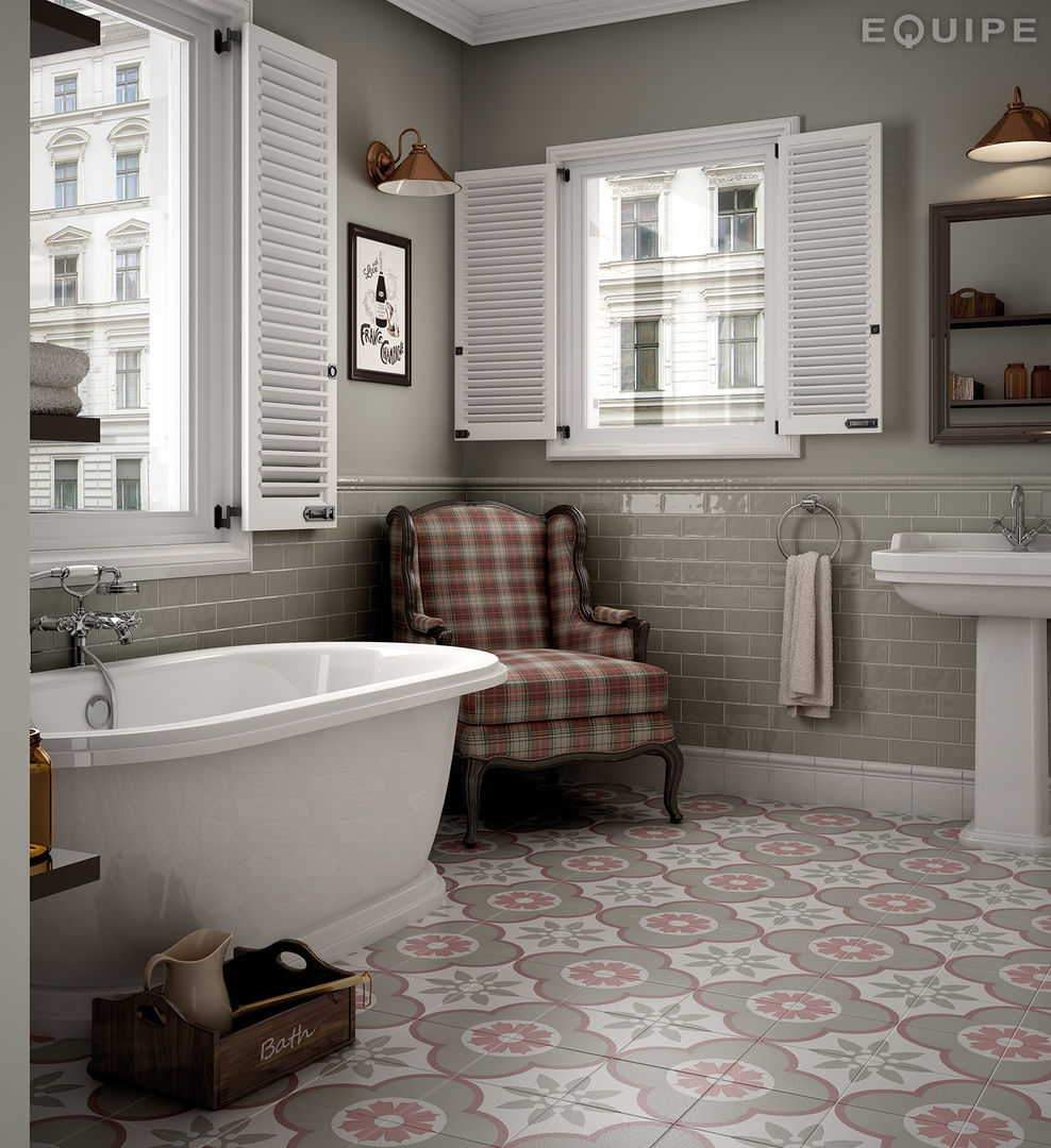 Caprice Deco, Equipe Ceramicas Equipe Ceramicas Rustic style bathroom