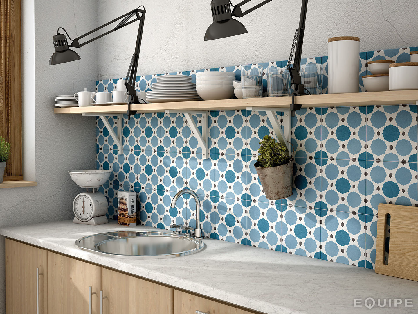 Caprice Deco, Equipe Ceramicas Equipe Ceramicas Kitchen