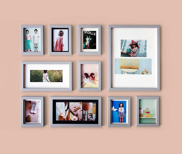 PHOTOWALL GALLERY FRAME 10P SET - Light Gray A.MONO Co,.LTD. 모던스타일 벽지 & 바닥 사진 & 프레임