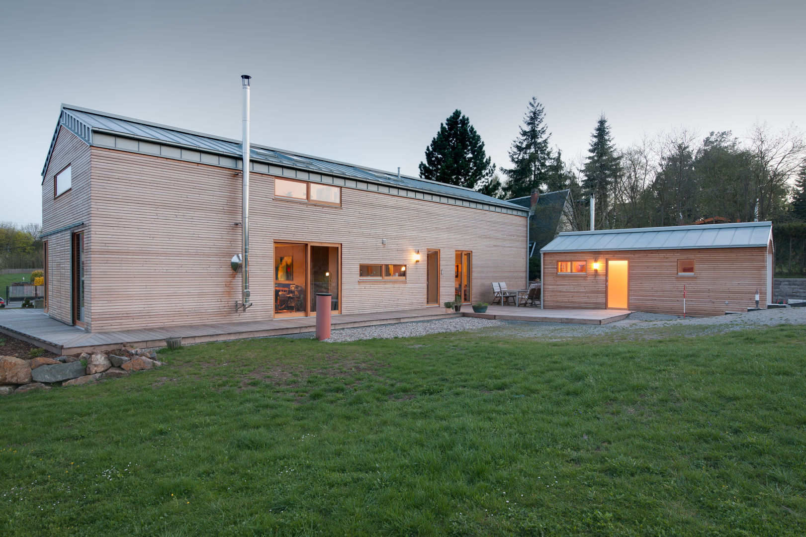 Haus S, k² Architektur k² Architektur Chalés e casas de madeira