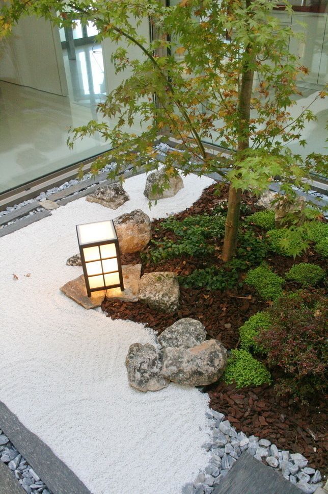 Jardin Zen Moderno, Jardines Japoneses -- Estudio de Paisajismo Jardines Japoneses -- Estudio de Paisajismo Jardins de fachada