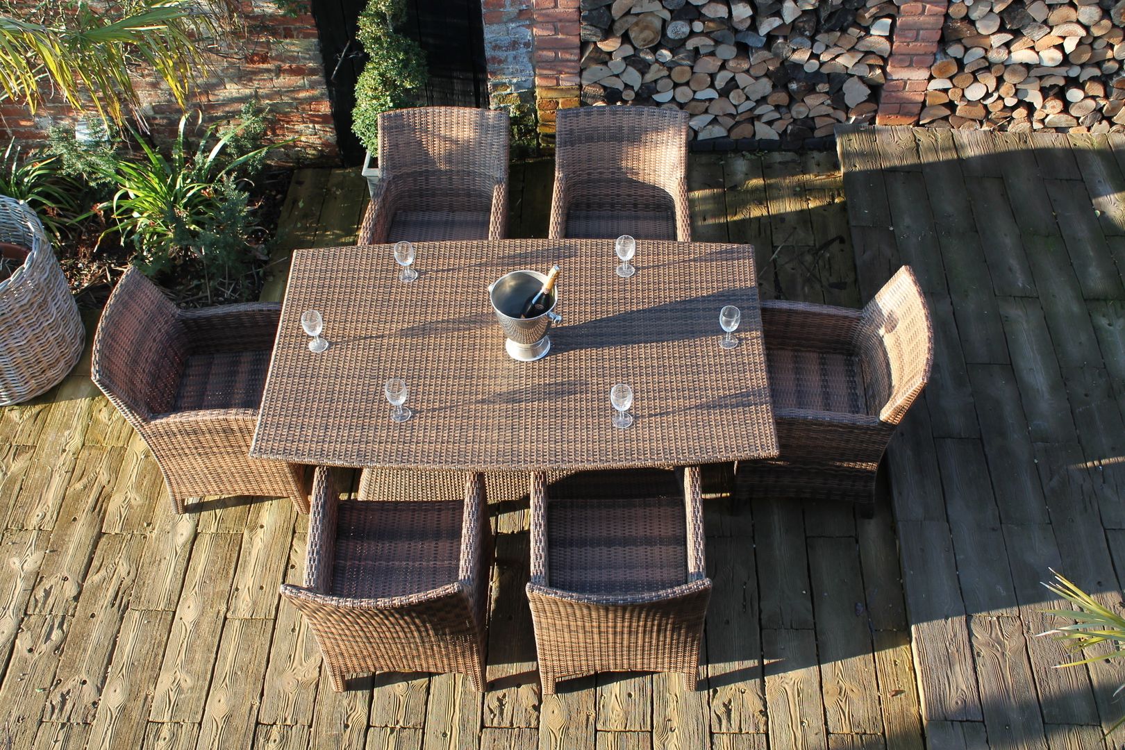 Cleo Dining Set Garden Furniture Centre Modern garden Furniture