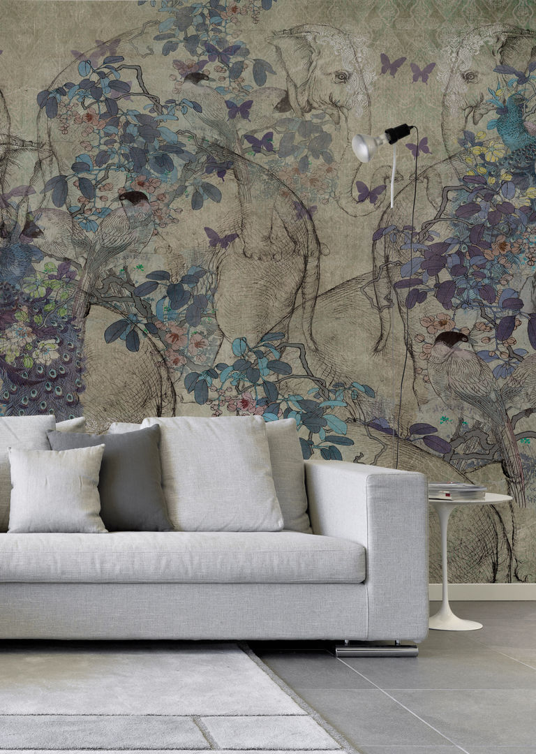 Silk road collection , Tres Tintas Barcelona Tres Tintas Barcelona Colonial style walls & floors Wallpaper