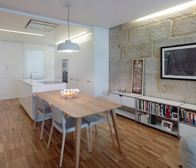 Piso Vilas, Castroferro Arquitectos Castroferro Arquitectos モダンな キッチン