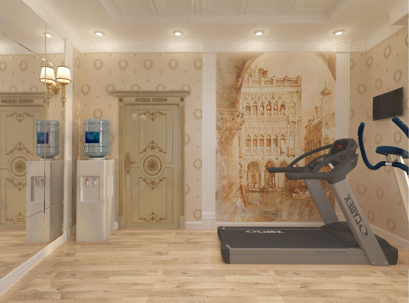 Особняк город Тобольск., Tutto design Tutto design Classic style gym