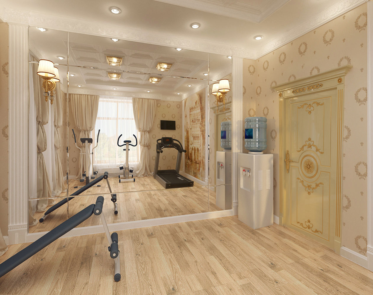 Особняк город Тобольск., Tutto design Tutto design Classic style gym