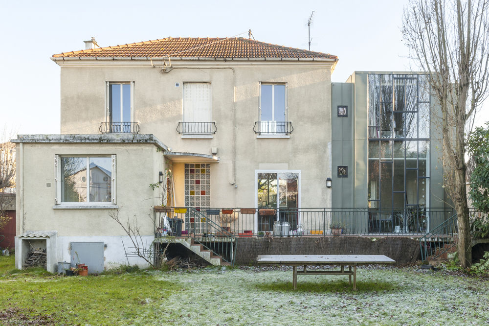 Vue du jardin maéma architectes Maisons modernes