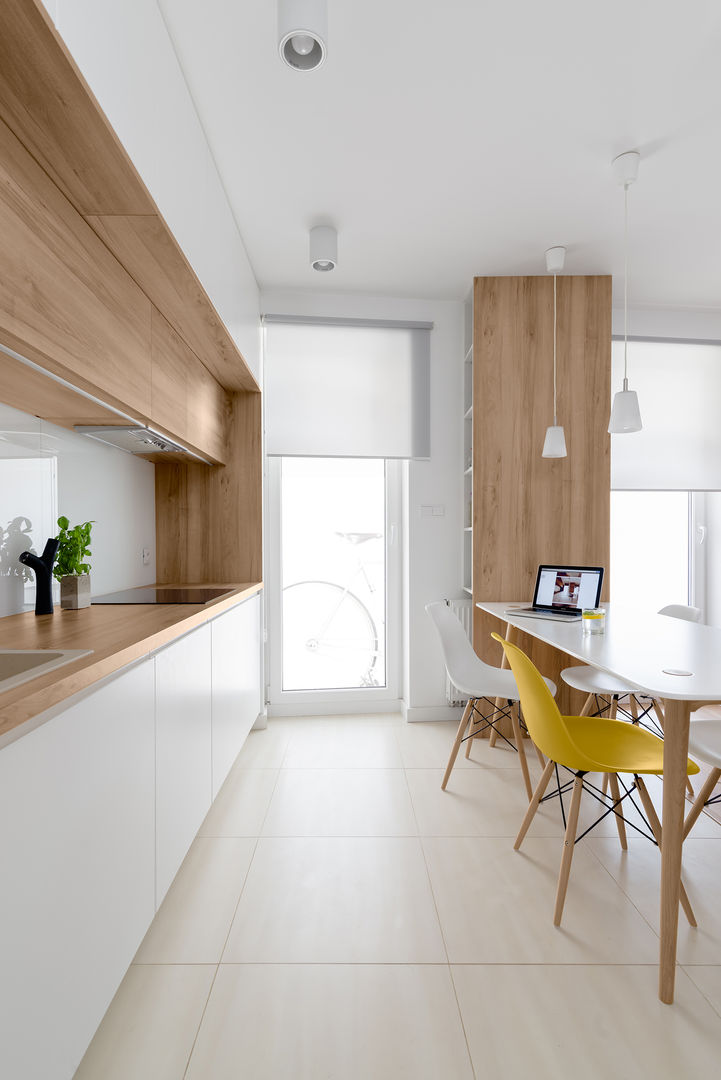 Mieszkanie MiM, 081 architekci 081 architekci Cocinas de estilo minimalista