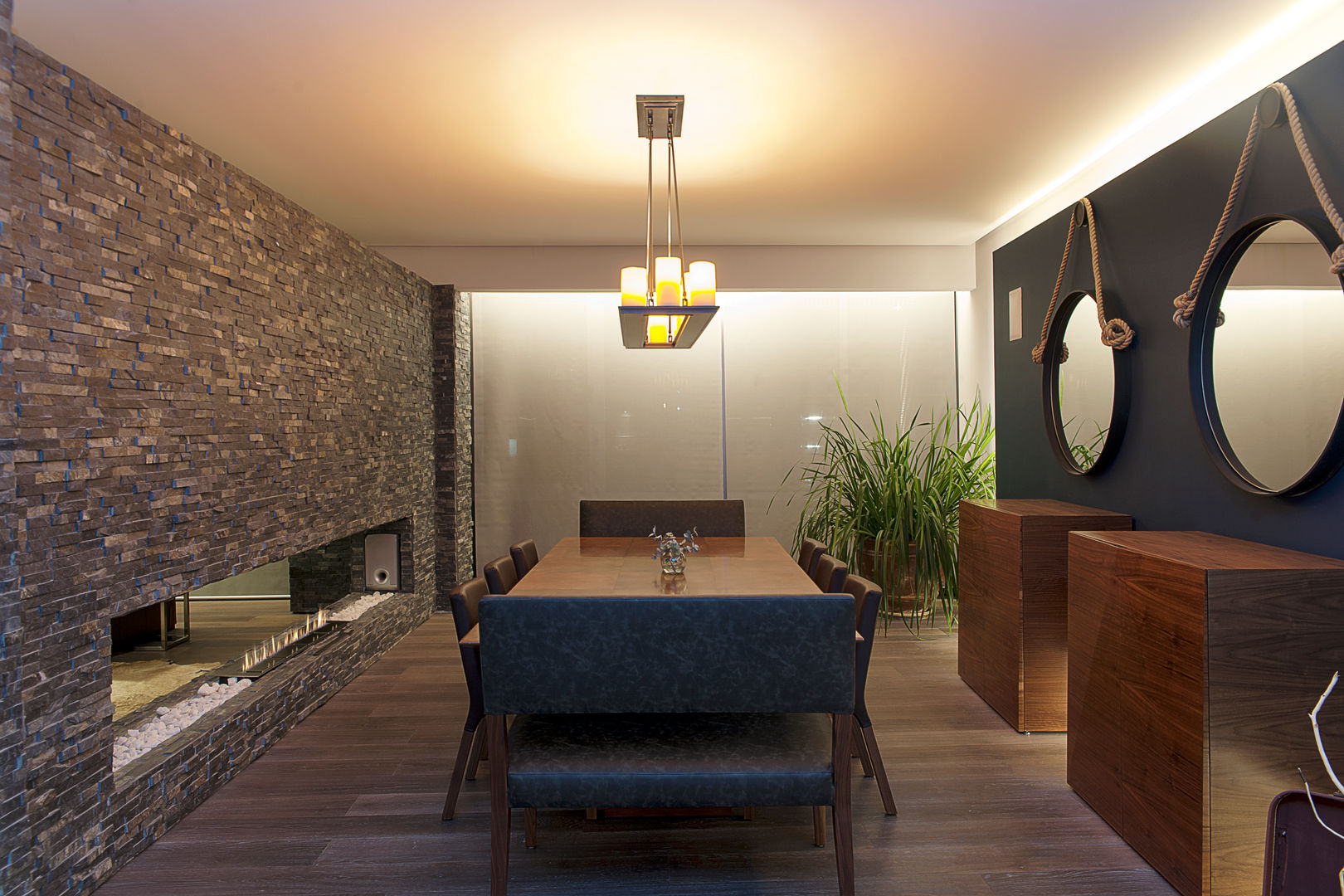 Departamento DL , kababie arquitectos kababie arquitectos Modern Dining Room