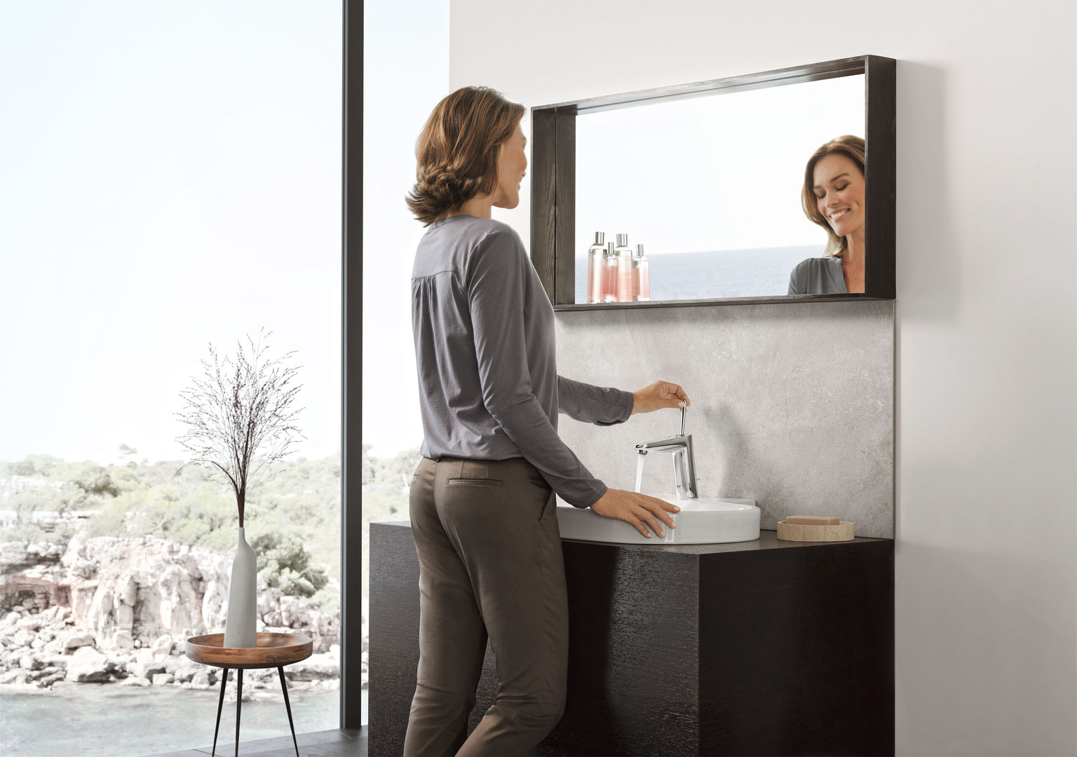 Eurocosmo badkamer voorzien van GROHE Eurodisc Joy serie, Grohe Nederland BV Grohe Nederland BV Modern Bathroom