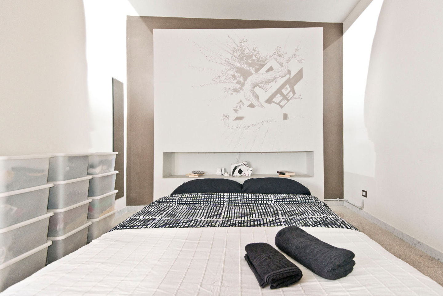 Bed and Breakfast | Home gallery, Roma, Spaghetticreative Spaghetticreative Minimalistische Schlafzimmer