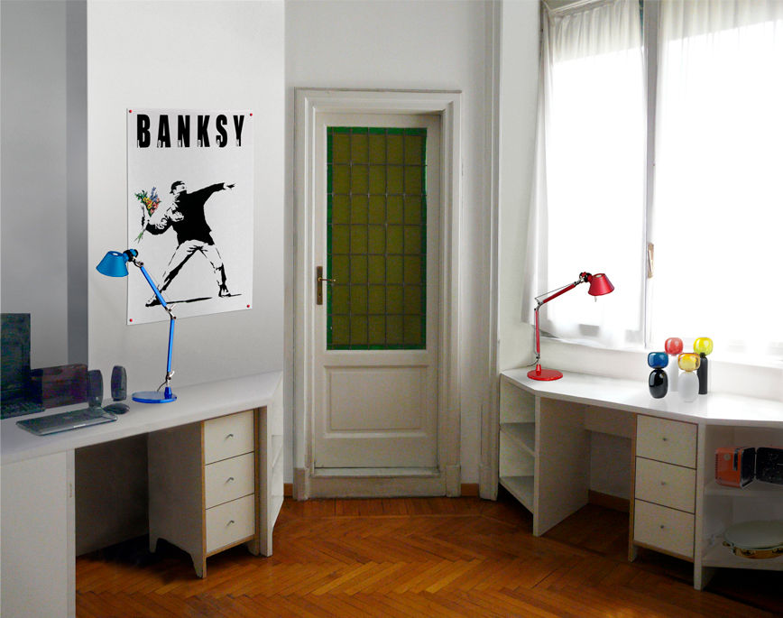 Ristrutturazione appartamento a Milano, Interni d' Architettura Interni d' Architettura Minimalist nursery/kids room Desks & chairs