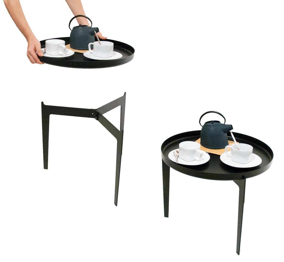 homify Minimalist living room Side tables & trays