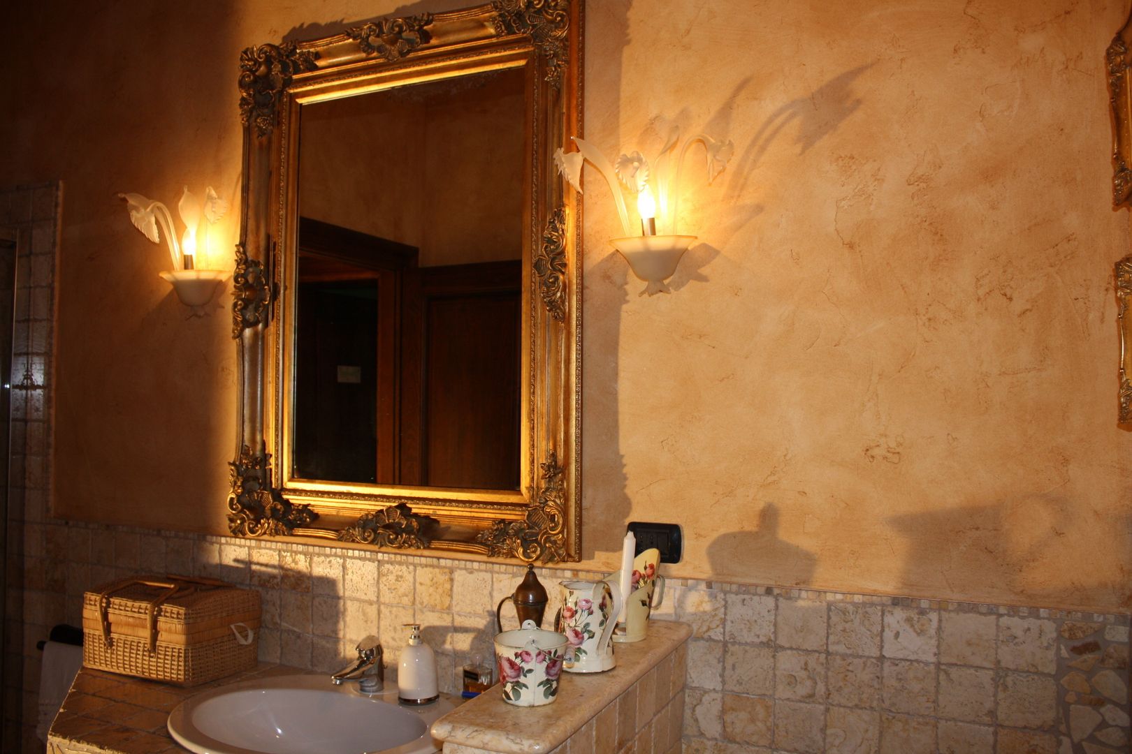 Casale Rustico, Interior Design Stefano Bergami Interior Design Stefano Bergami Rustic style bathroom