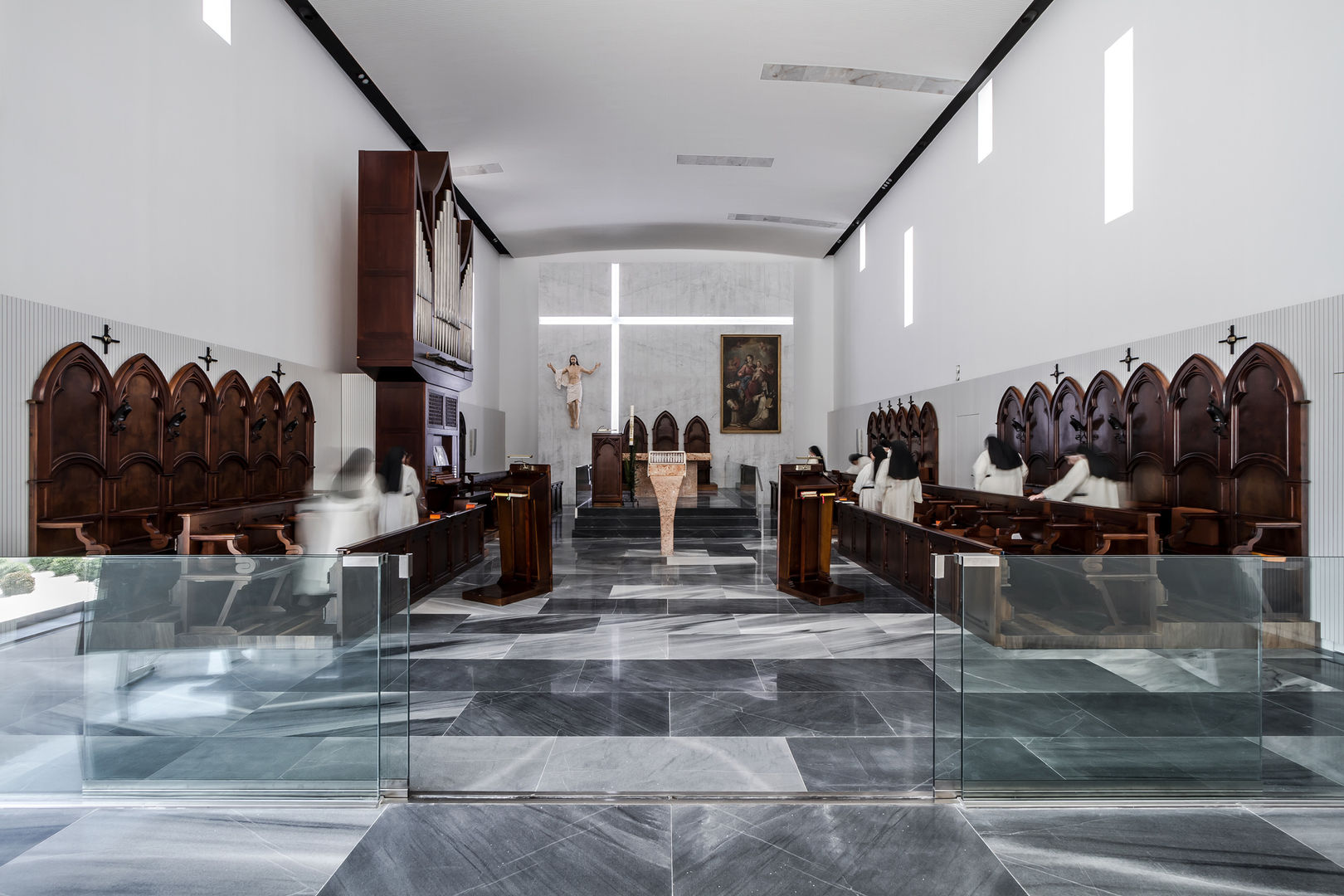 Real Monasterio de Santa Catalina de Siena, Hernández Arquitectos Hernández Arquitectos Modern Living Room