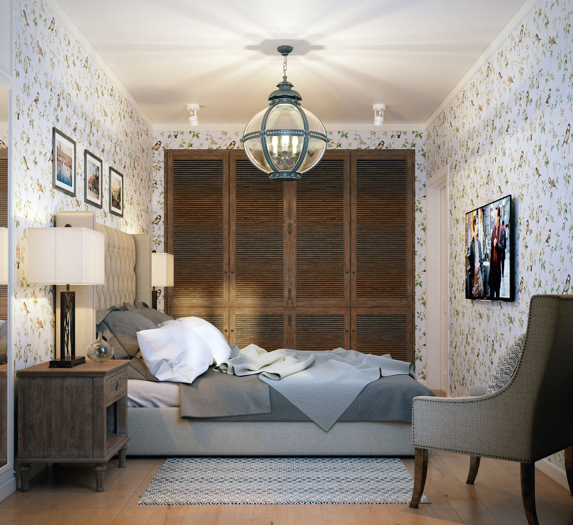 Гостевой дом в Краснодаре, Lumier3Design Lumier3Design Scandinavian style bedroom