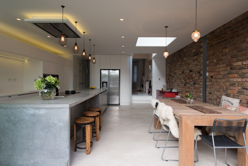 Peckham Victorian house wrap around extension, Ar'Chic Ar'Chic Industrial style kitchen