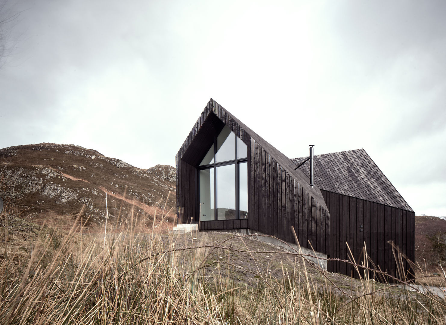 House At Camusdarach Sands Main Elevation Raw Architecture Workshop Casas modernas