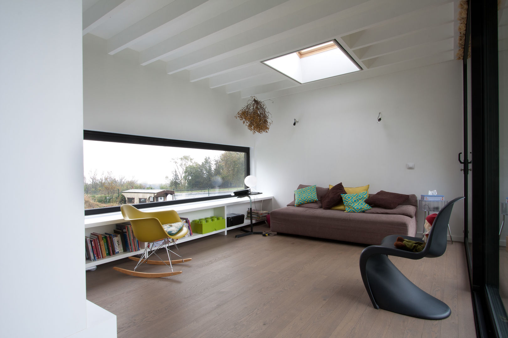 Rodenberg (BEL), Voltarchitecten Voltarchitecten Eclectic style living room