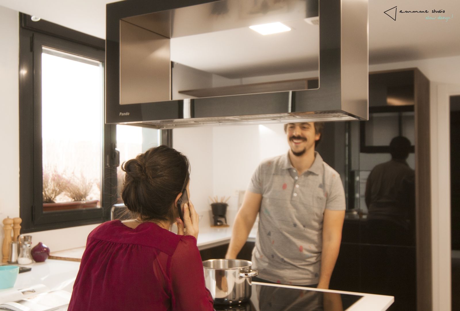 La cocina de Pablo y Esther, Emmme Studio Interiorismo Emmme Studio Interiorismo 미니멀리스트 주방 전자 제품