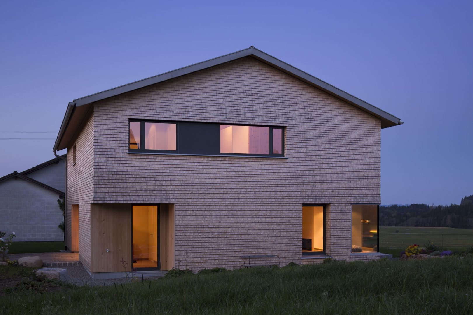 Haus Hiemer, architektur + raum architektur + raum Casas de madera